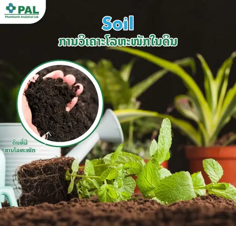 Analysis of pod metal in soil